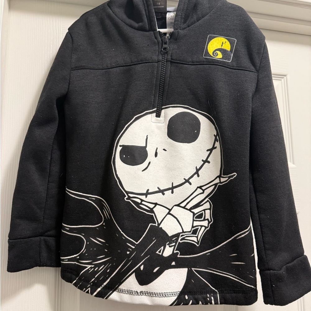 Disney Black and White Nightmare Before Christmas Hoodie